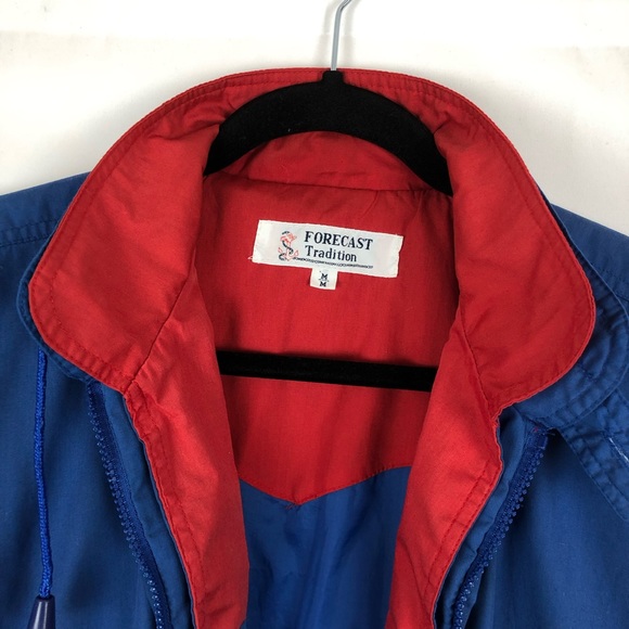 Vintage Style Windbreaker Jacket Full Zip - Picture 4 of 8